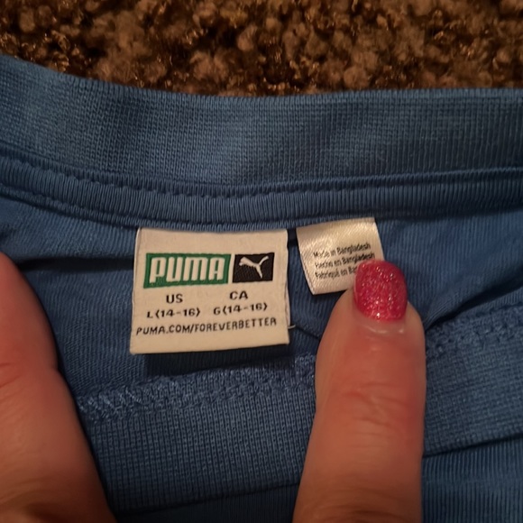 Boys set of 2 tshirts, 1 is sleeveless. Boys Sz L Puma - Picture 4 of 5